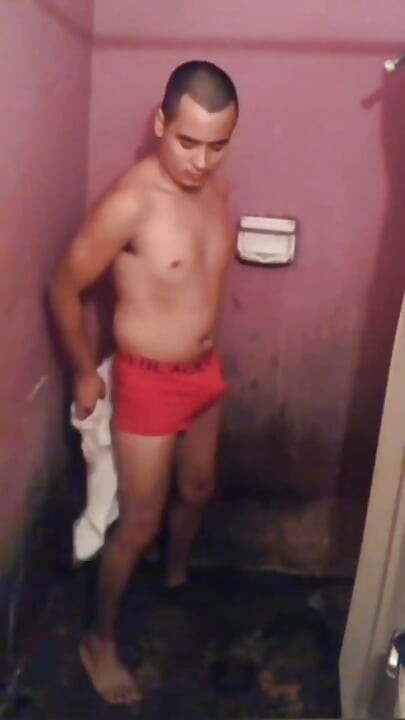 Jesus in excited boxer