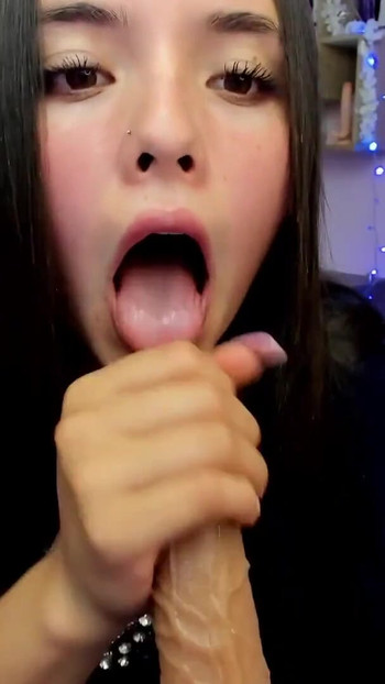 Unforgettable moment from "Horny slut sucks a dildo like the little daddy whore she loves to be while she enjoys making"