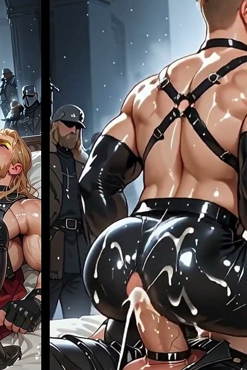 Scenes Revealing a Casual Gay Encounter at a BDSM Club on a Cold Night in Berlin