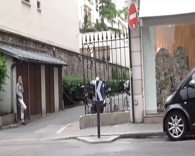 Skinny French whore enjoys painful anal fuck