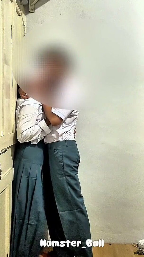 New Malay Desi, Public Scandal of High School Students in School Warehouse 18+ | Clip 2