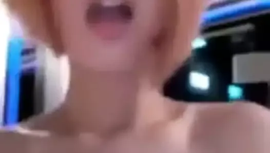 Chinese girlfriend with perfect tits cowgirl