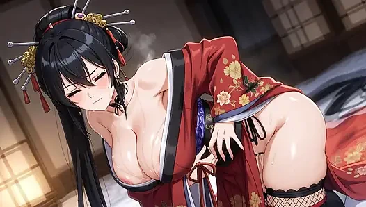 Traditional kimono geisha