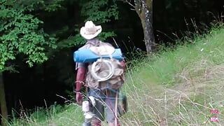 A Guy Has the Privilege to Anally Smash a Beautiful Girls Ass in the Forest