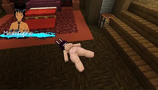 Minecraft Figura - Trying out some new models like this sexy Woman with bunny ears