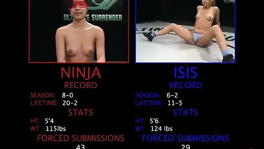 Der Ninja (8-0) die göttin (6-2)
