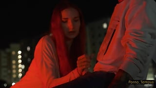 Story. Sucking a hungry housewife in a crowded place