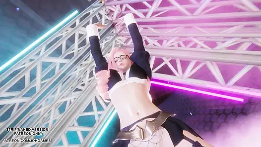 Mmd love it - liga tari kpop seksi seraphine dari legenda hentai tanpa sensor 4k 60fps