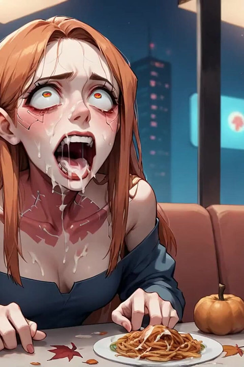 Oszałamiający seks diner, ciepłe karmazynowe twarze z Utter Crimson Sheer Pleasure w płonący Romp Utter mentalnego szaleństwa -