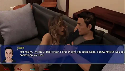 The office wife #24 - Stacy got fucked by the guys at work...Jason fucked stacy in the car and a stranger joined in.