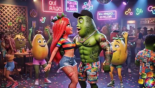 Episode 5 - gadis imut dengan stroberi dan pria avokado yang manis berbagi momen-momen lembut ai hentait