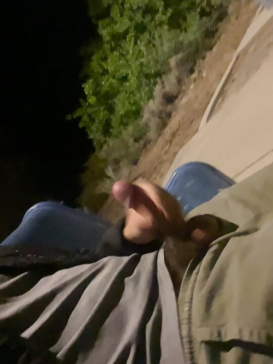 Hot lightskin boy jerks off in public