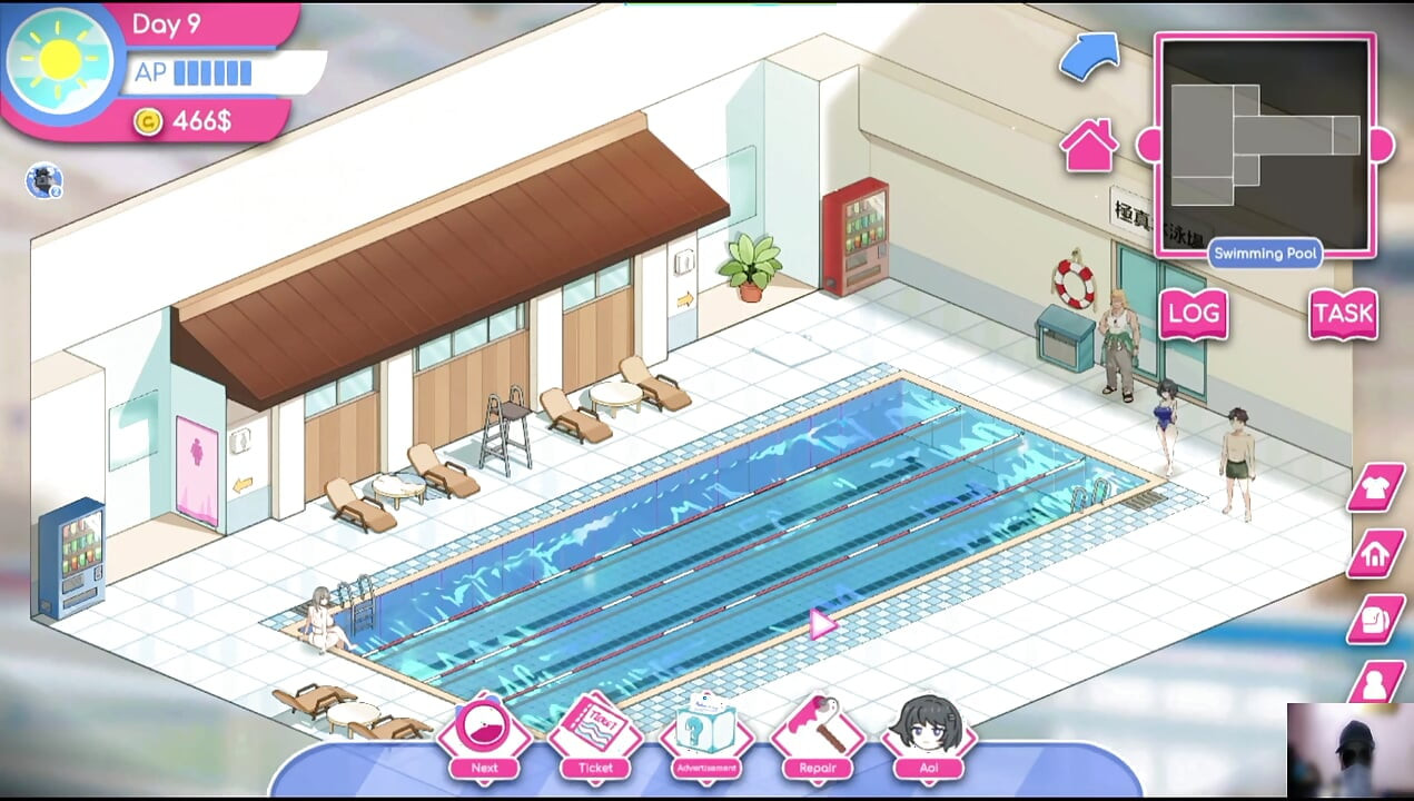 Ep-1 lifeguard holic! NTR Hentai game gameplay! I got a swimming pool and there are many hot girls!