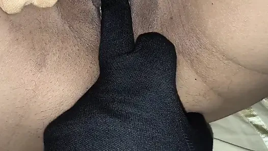 Eldivenli Hintli orta yaşlı seksi kadın fantezisi