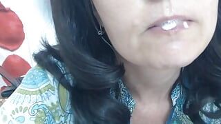 Halsfick-Blowjob mit pulsierendem Abspritzen im Mund und Schlucken