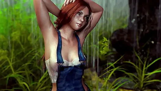 Aşk 8. sezon: alex-nina mağara yağmuru göğüslerini ortaya çıkarıyor ve ilk sikiş