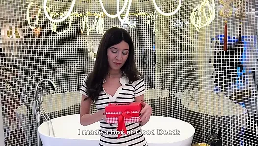 Stepsister Makes a Sexy Good Deed Jar for Her and Her Stepbrother for Valentine's Day
