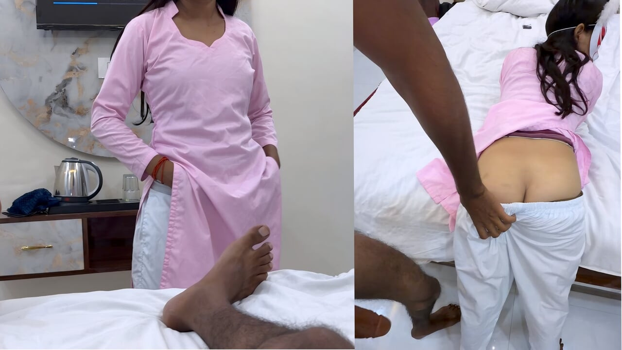 Seeing her stepbrother's small penis