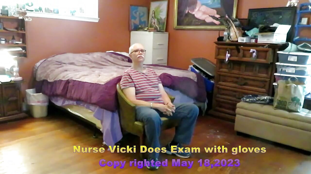 Nurse Vital Signs and Oral Exam with Gloves - Requested Video