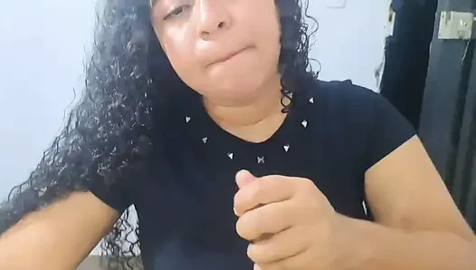 Bol yağlı Kolombiyalı büyük göt