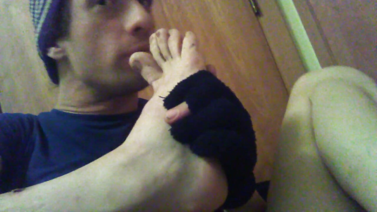 Sniffing and Touching My Dirty Foots and Sock to My Face and Mouth