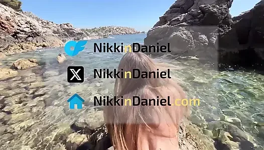 Merayakan ulang tahun kami di jacuzzi dan berakhir dengan creampie ganda di memeknya yang sempit - nikki n daniel