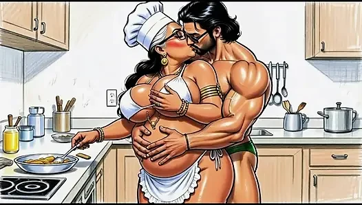My New Maid Feeding Me And Entertaining Me