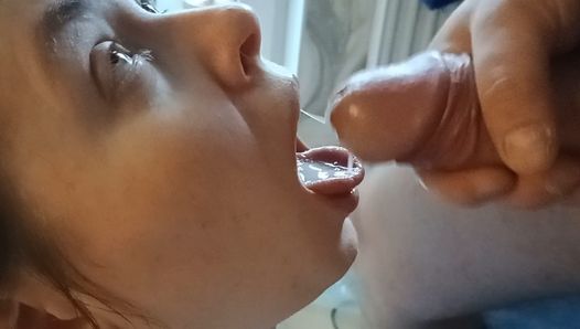 Swallowed all that cum