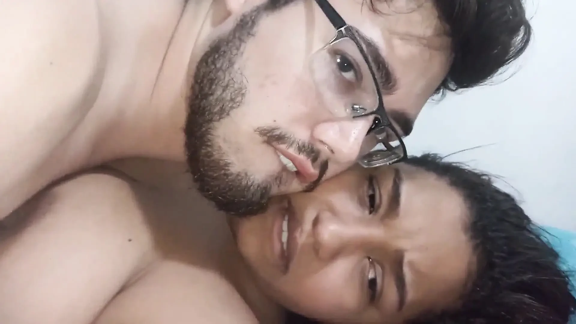 18 year old brunette big saggy tits from New York United States fucking her stepbrother’s big dick Friends fucking