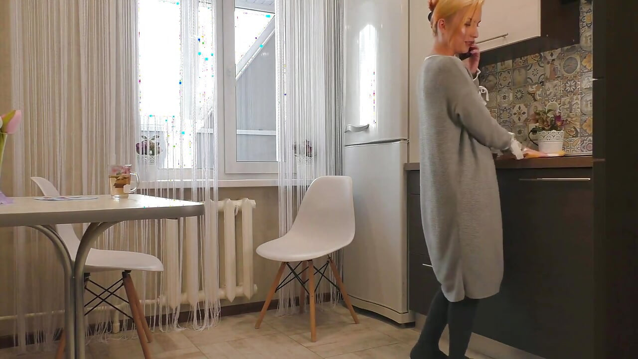 Lover Call While Husband at Work.