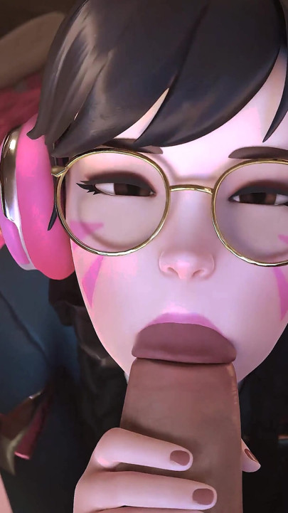Overwatch D.va Bad Girl Academy - Ruins Test, Takes Mentor’s Cock Deep in Ass