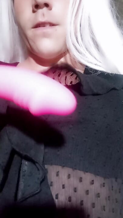 Crossdresser e brinquedos divertidos