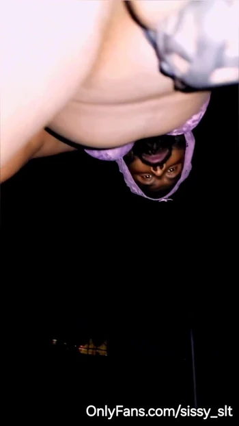 Emotional moment from "Caged tiny clitty sissy shemale pissing outdoor and walking while pissing"