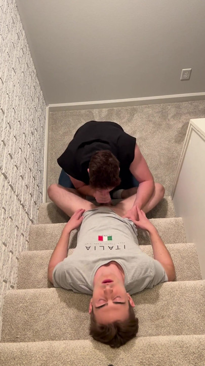 Giving My Stepbrother a Blowjob on His Birthday