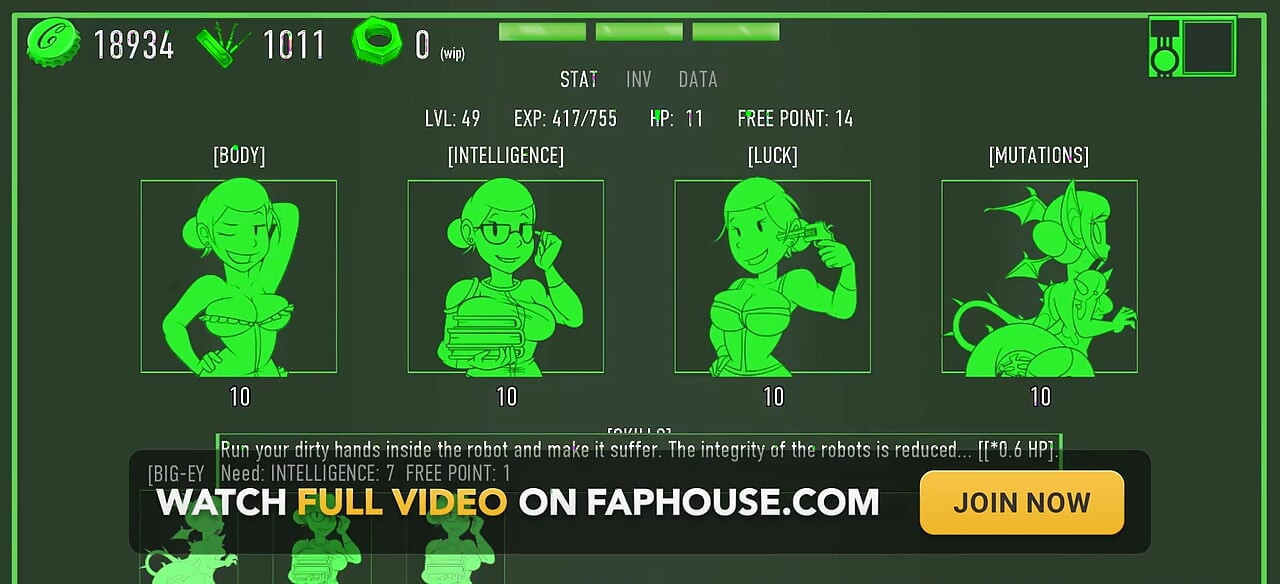 Deep Vault 69 Fallout - Bahagian 16 - Pepek dan dubur basah Jenny! Palam dubur! oleh Loveskysan