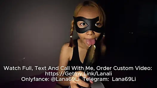 SOLO 18 jahre alt Blowjob Halsfick und Spielen mit und Salvia OnlyFans - Lana69li