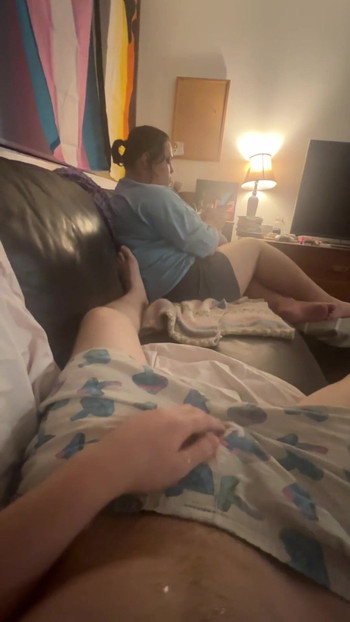 Must-see moment from "He got ignored while jerking off and cumming"