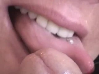 Close up blowjob