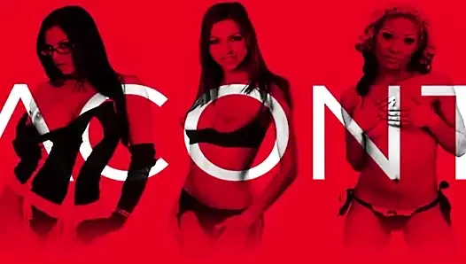 Kocası karısının üçlü seksten zevk aldığını izledi