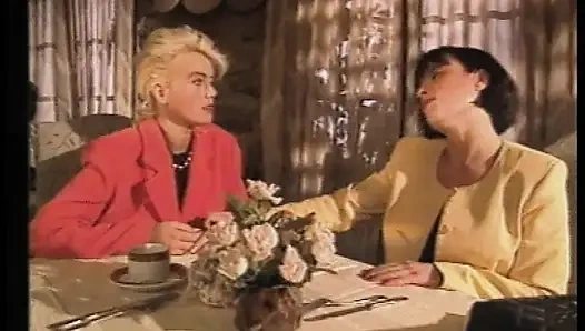 Cewek menggoda dengan stoking renda lagi asik nyepong kontol dengan ganas