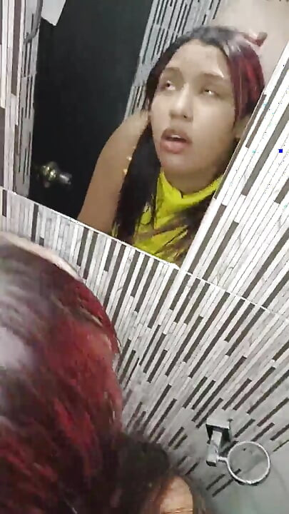 18 year old brunette big saggy tits from New York United States fucking her stepbrother's big dick part 6