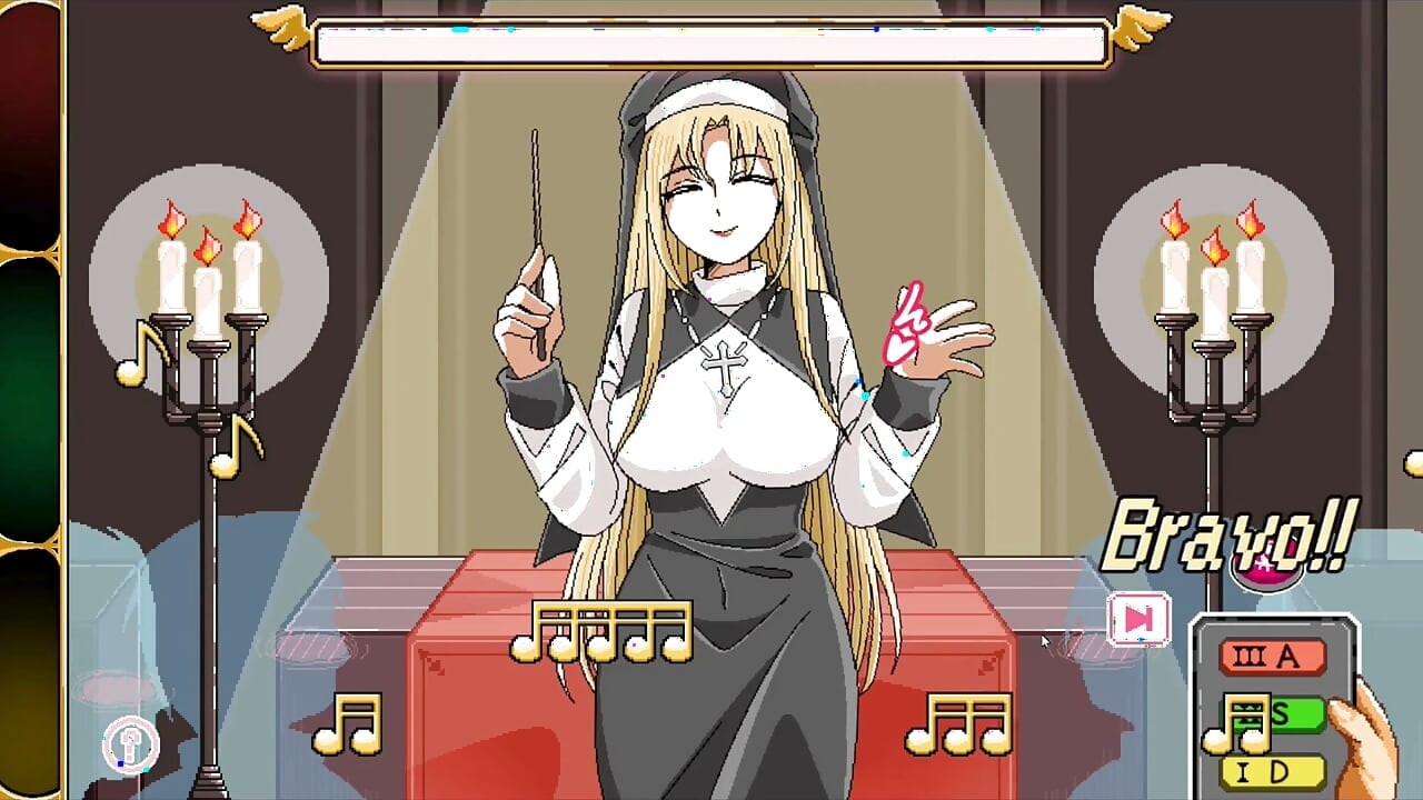 Hentai Game - Church Hentai Sex Scenes (Rika The Lewd Nun Heroine) - The Censor