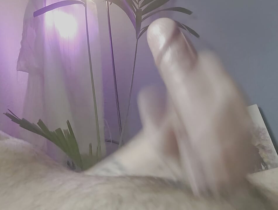 I get bored and I pull my cock until I cum