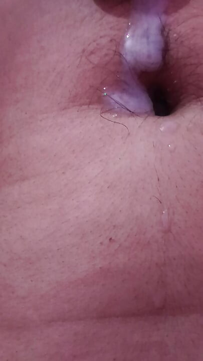 Boy playing with his hard cock