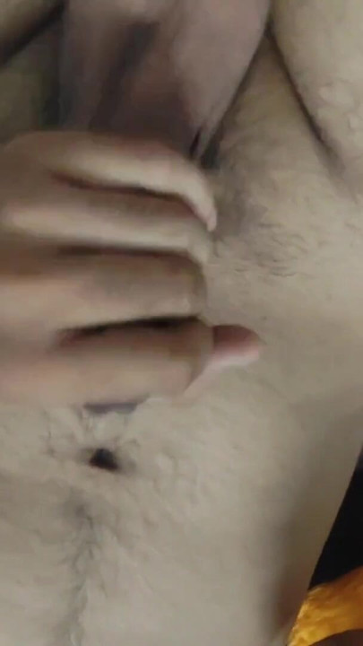Powerful moment from "Desi boy hard cock masturbation at home bed"