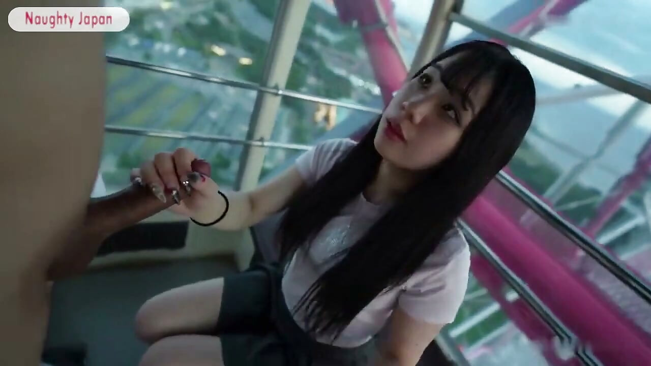 Outdoor Play - Final Release - Ferris Wheel Mouth Finish Leads to an Unforgettable Private Sex Video