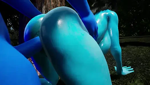 Na'vi dari avatar dientot beli jake sully di dunia pandora