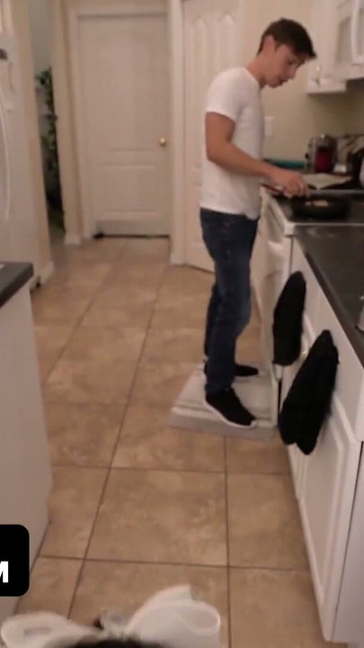 Super Chill Stepbro Instructs His Hot New Girlfriend To Jerk Off And Blow Off His Step-bro's Cock | Clip 2