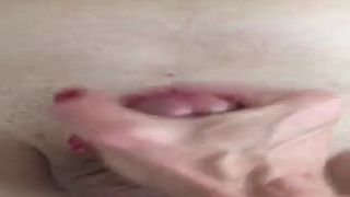 Lady J strokes my cock hard and fast