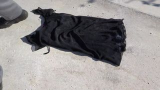 Siyah 7 elbise üzerinde temiz ayakkabı